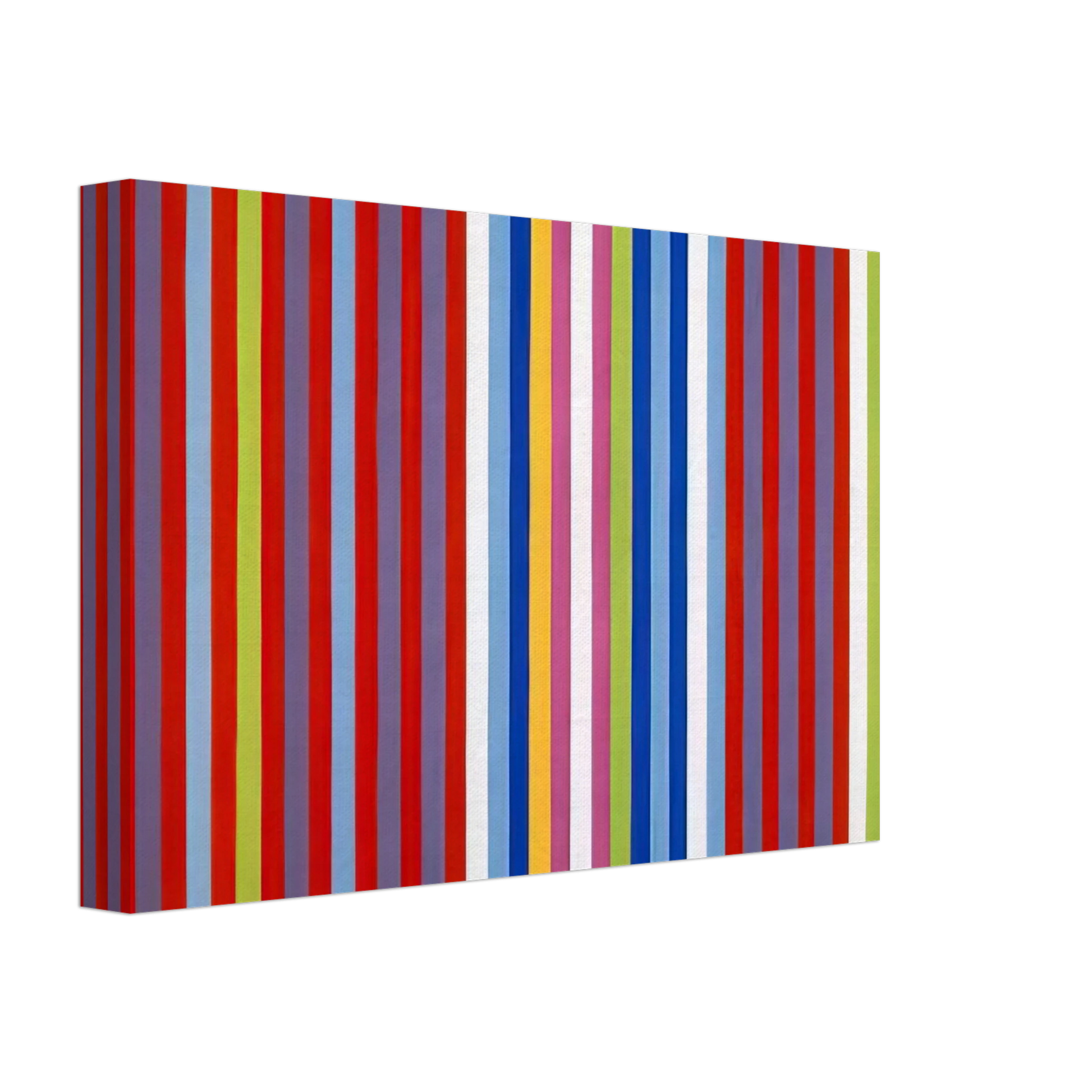 Gene Davis - Pepper Pot - 1966 Canvas - 40x60 cm / 16x24 inches-canvas