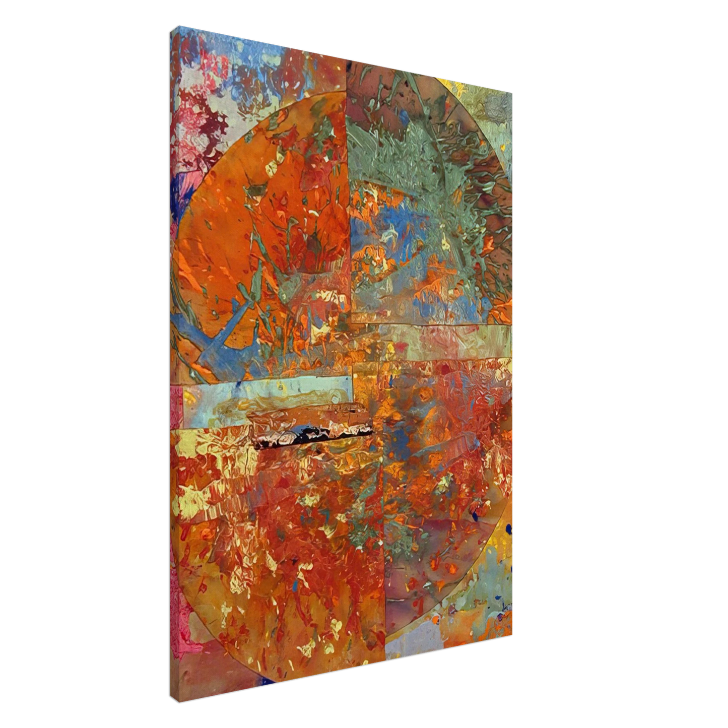 Sam Gilliam - Baptistry Canvas - 20x30 cm / 8x12 inches-canvas