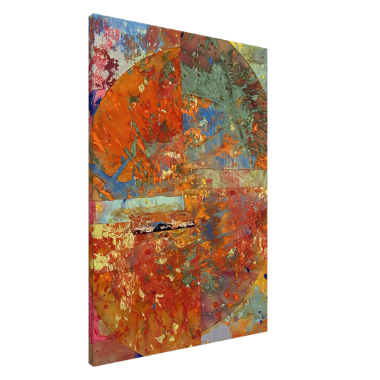 Sam Gilliam - Baptistry Canvas - 20x30 cm / 8x12 inches-canvas