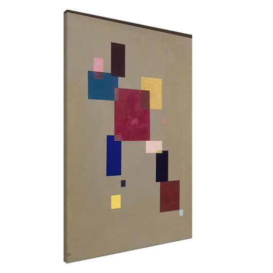Wassily Kandinsky - THREE RECTANGLES 1930 Canvas - 20x30 cm / 8x12 inches-canvas