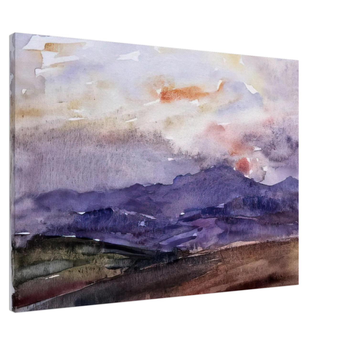 Hans Hartung - Untitled - 1921 Canvas - 20x30 cm / 8x12 inches-canvas