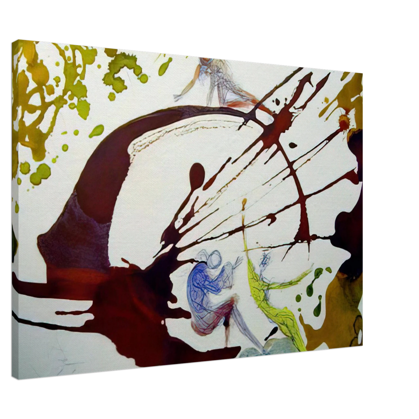 Salvador Dali - IN PRINCIPIODEUS CREAVIT 1964 Canvas - 20x30 cm / 8x12 inches-canvas