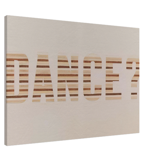 Edward Ruscha - DANCE 1973 0 Canvas - 20x30 cm / 8x12 inches-canvas