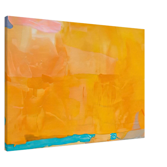 Helen Frankenthaler - Royal Fireworks, 1975- Canvas - 20x30 cm / 8x12 inches-canvas