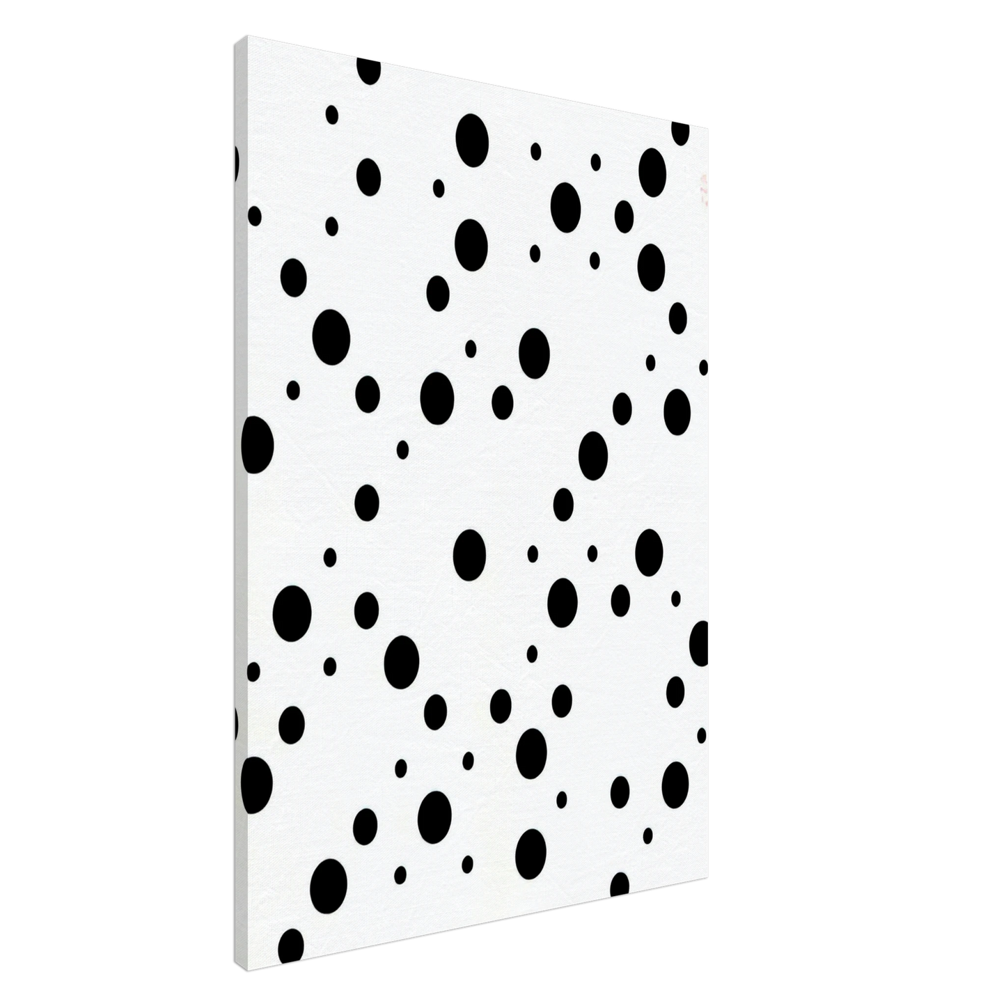 Bridget Riley - WHITE DISKS 1 Canvas - 20x30 cm / 8x12 inches-canvas