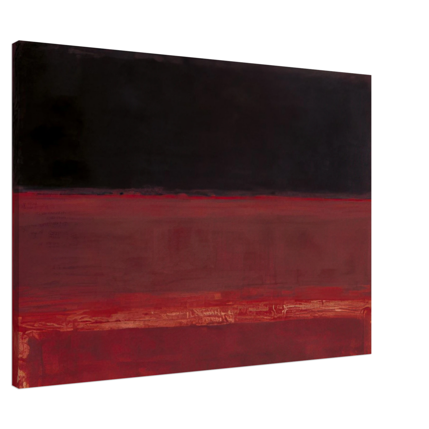 Mark Rothko - Four Darks in Red - 1958 Canvas - 20x30 cm / 8x12 inches-canvas