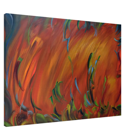 Konrad Zuse - Evening Canvas - 20x30 cm / 8x12 inches-canvas