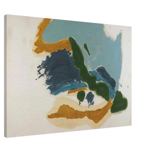 Helen Frankenthaler - Tuscany - 1963 Canvas - 20x30 cm / 8x12 inches-canvas