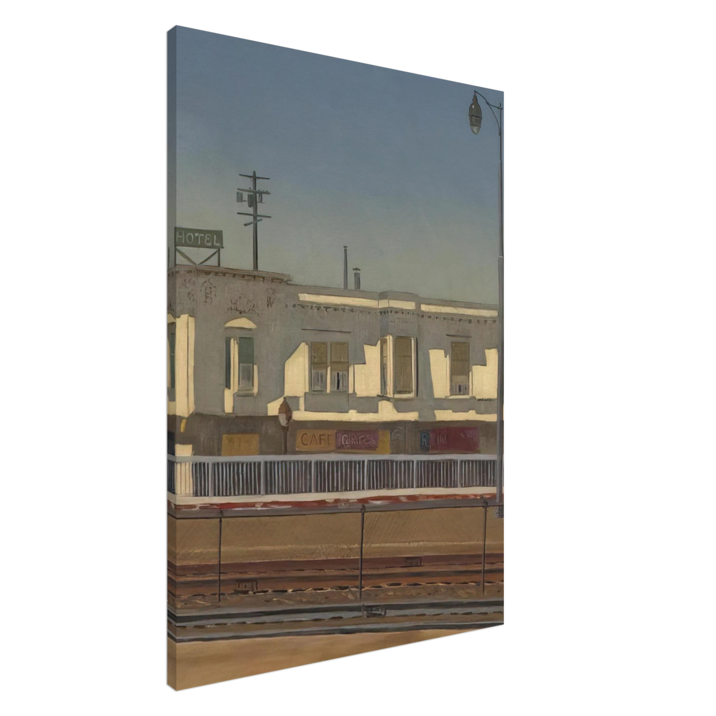 Richard Diebenkorn - Palo Alto Circle Canvas - 20x30 cm / 8x12 inches-canvas