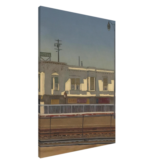 Richard Diebenkorn - Palo Alto Circle Canvas - 20x30 cm / 8x12 inches-canvas