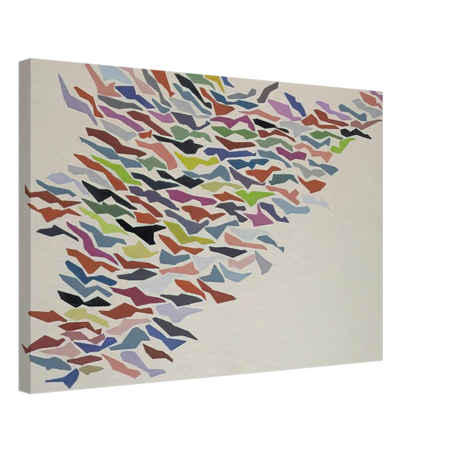 Robert Goodnough - Variables with Color - Post-Painterly Abstraction Canvas - 70x100 cm / 28x40 inches-canvas