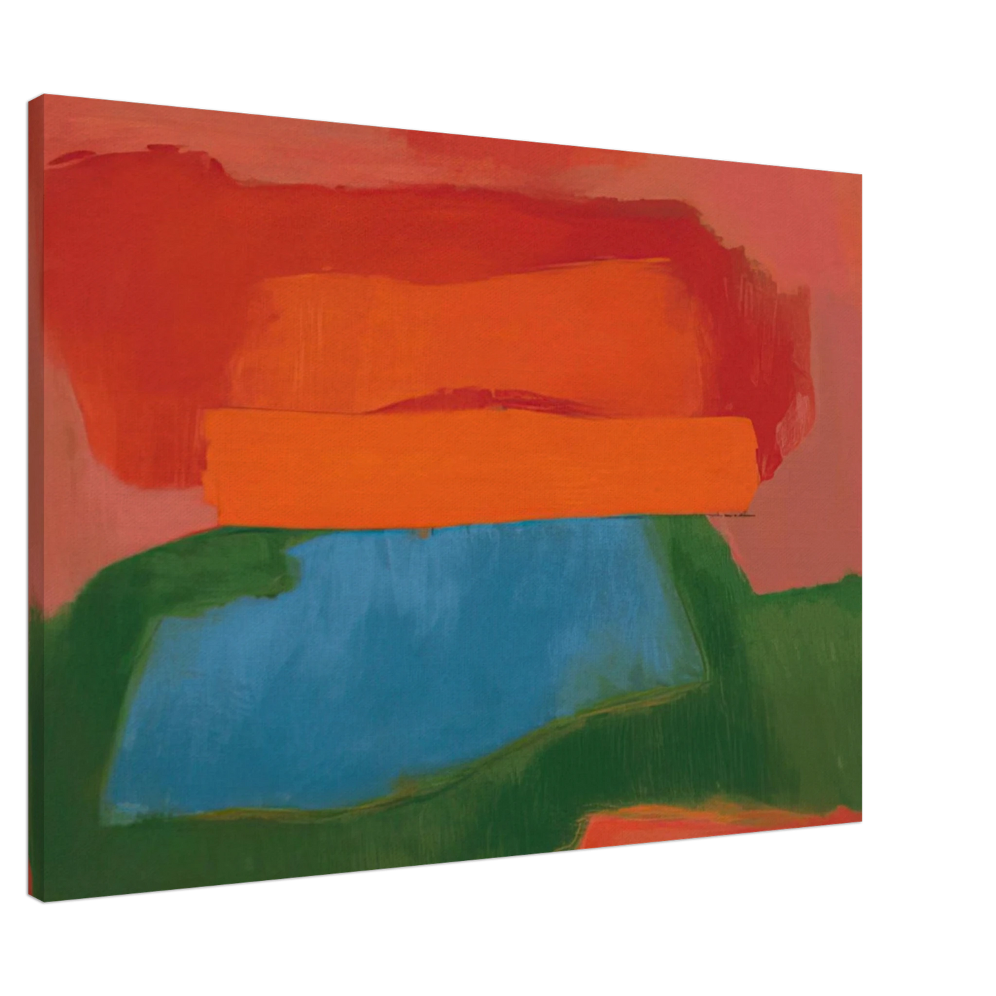 Esteban Vicente - NUMBER 2 1967 Canvas - 20x30 cm / 8x12 inches-canvas