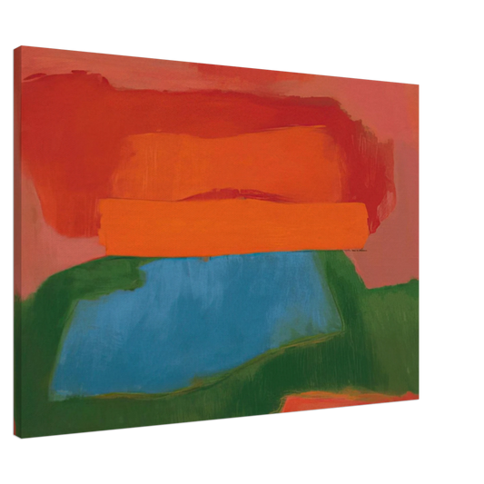 Esteban Vicente - NUMBER 2 1967 Canvas - 20x30 cm / 8x12 inches-canvas