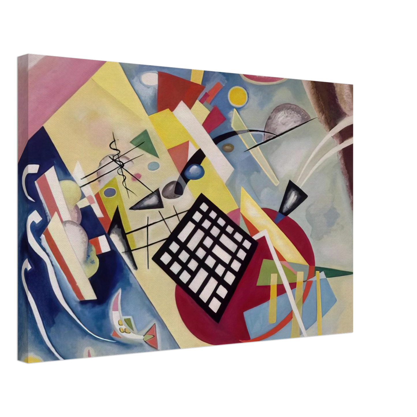 Wassily Kandinsky - BLACK FRAME 1922 Canvas - 70x100 cm / 28x40 inches-canvas