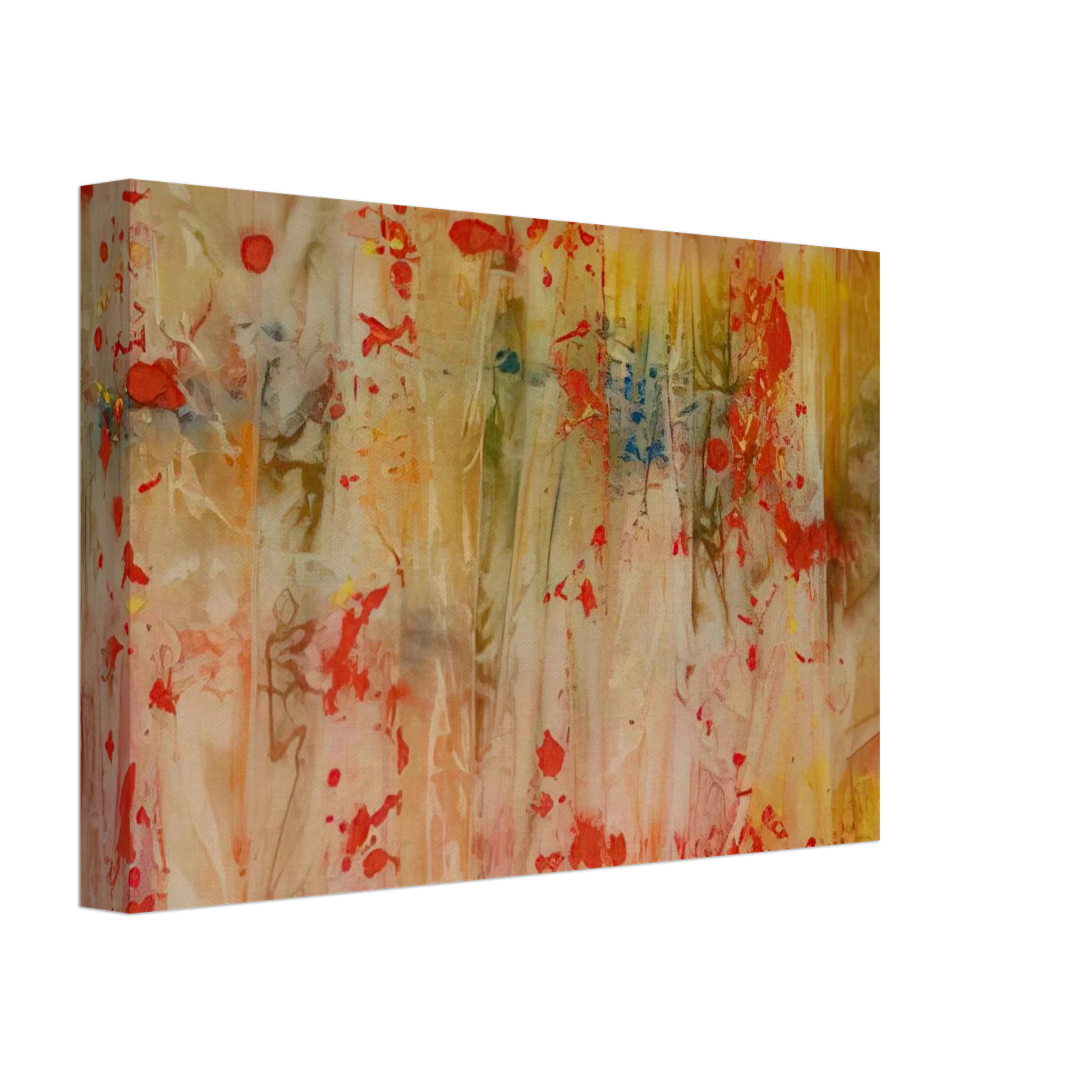 Sam Gilliam - Red April Canvas - 70x100 cm / 28x40 inches-canvas