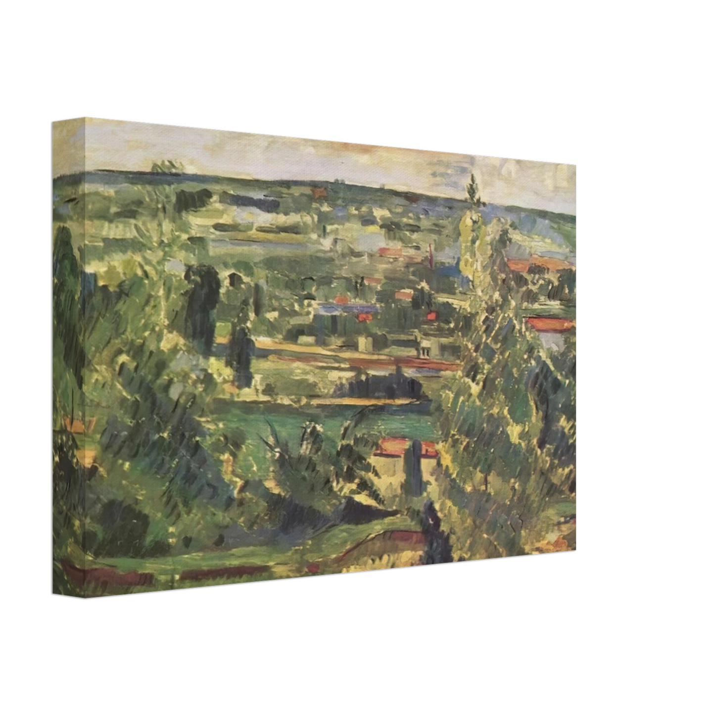 Paul Cezanne - Landscape of the Jas de Bouffan Canvas - 40x60 cm / 16x24 inches-canvas