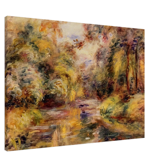 Pierre-Auguste Renoir - Little River Canvas - 20x30 cm / 8x12 inches-canvas