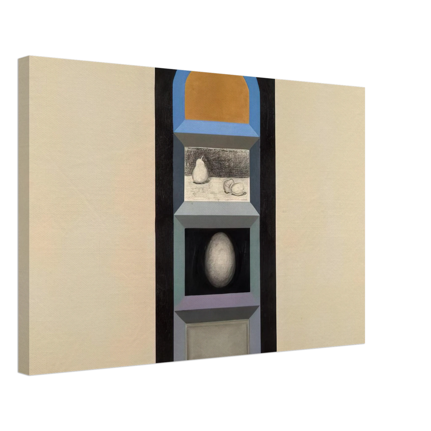 Miriam Schapiro - Shrine for R.K. II, 1963 - Feminist Art Canvas - 70x100 cm / 28x40 inches-canvas