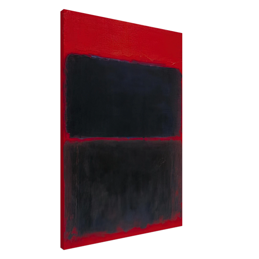Mark Rothko - Light Red Over Black - 1957 Canvas - 20x30 cm / 8x12 inches-canvas