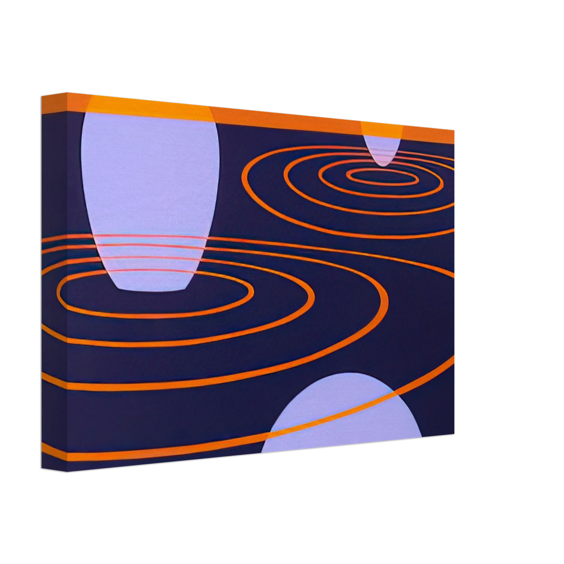 Clarence Holbrook Carter - Transection I - 1971 Canvas - 40x60 cm / 16x24 inches-canvas