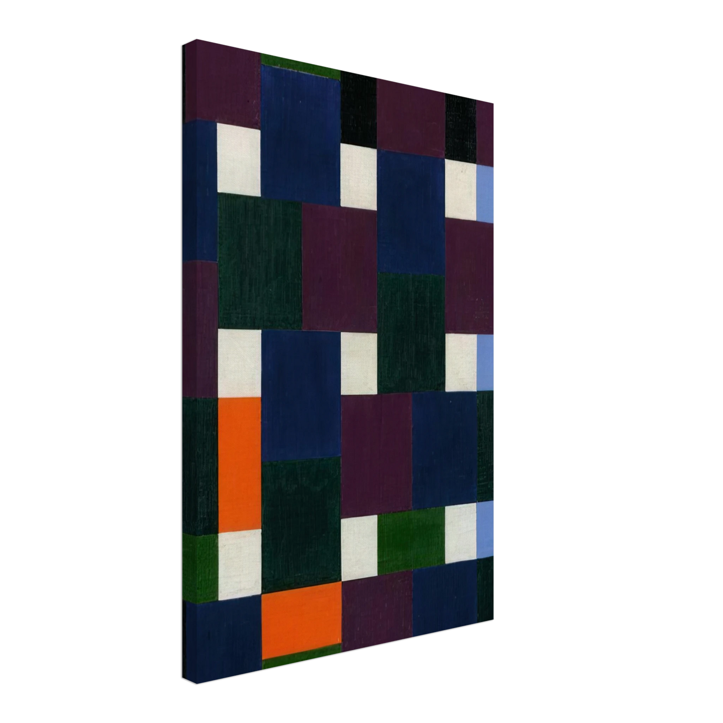 Max Bill - Eight Colour Groups - 1947 Canvas - 70x100 cm / 28x40 inches-canvas