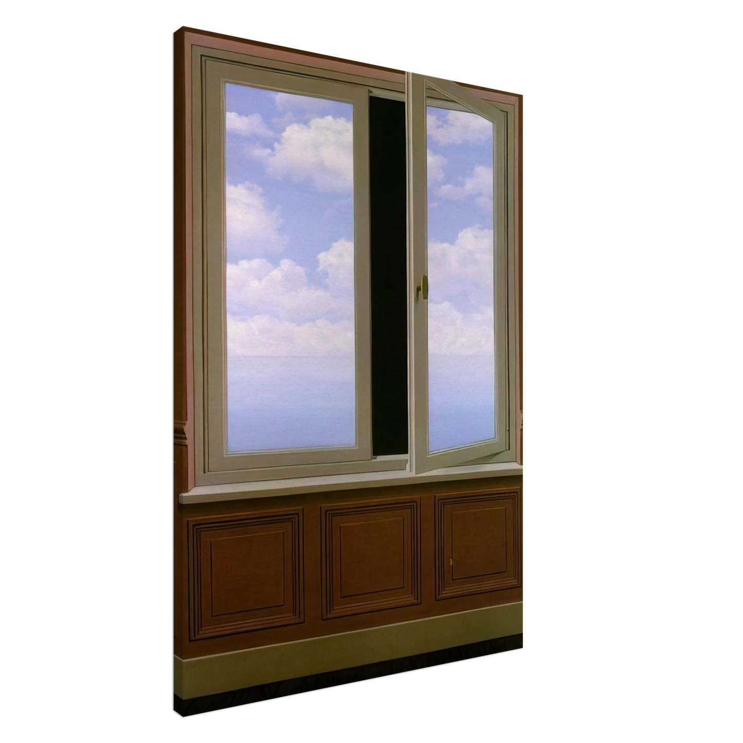 Rene Magritte - THE LOOKING GLASS 1963 Canvas - 20x30 cm / 8x12 inches-canvas
