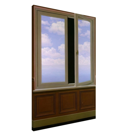Rene Magritte - THE LOOKING GLASS 1963 Canvas - 20x30 cm / 8x12 inches-canvas