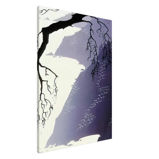 Eyvind Earle - Gray Mist Canvas - 20x30 cm / 8x12 inches-canvas