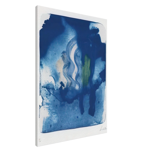 Helen Frankenthaler - Reflections V - 1995 Canvas - 20x30 cm / 8x12 inches-canvas