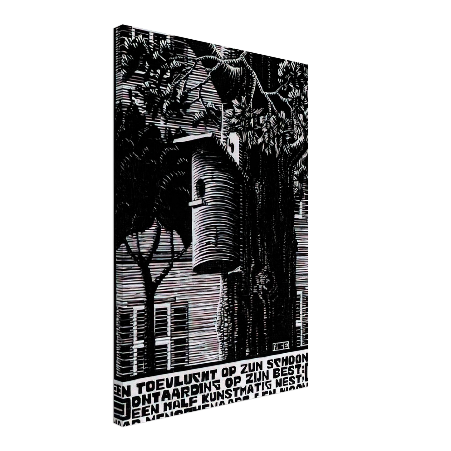 MC Escher - EMBLEMATA RETREAT Canvas - 70x100 cm / 28x40 inches-canvas