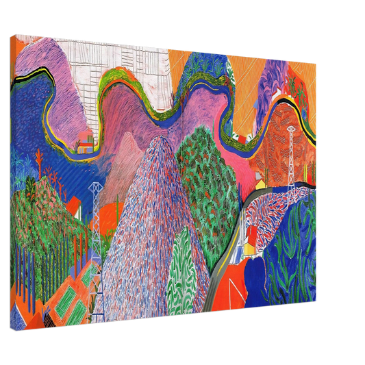 David Hockney - David Hockney Canvas - 20x30 cm / 8x12 inches-canvas