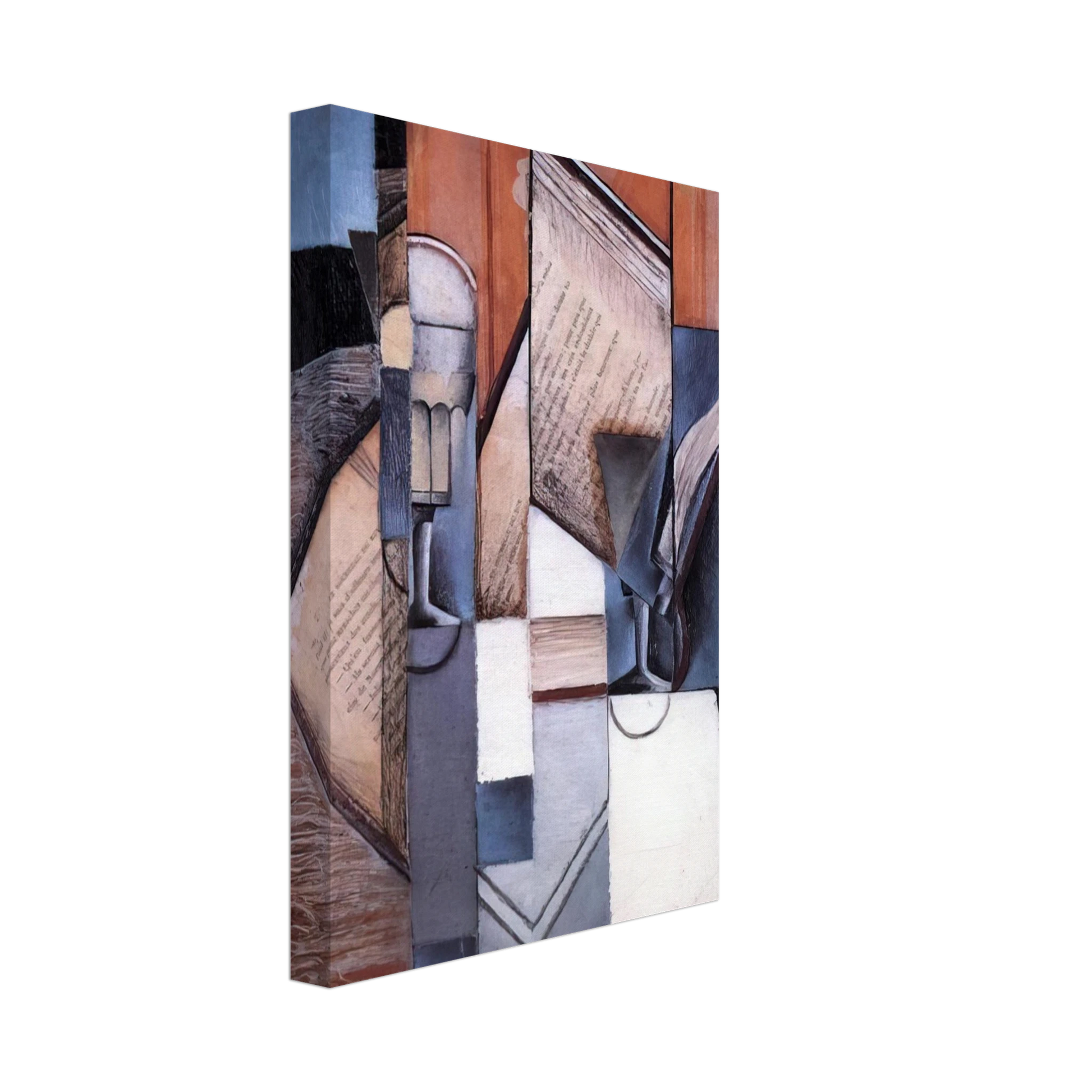 Juan Gris - THE BOOK 1913 Canvas - 70x100 cm / 28x40 inches-canvas