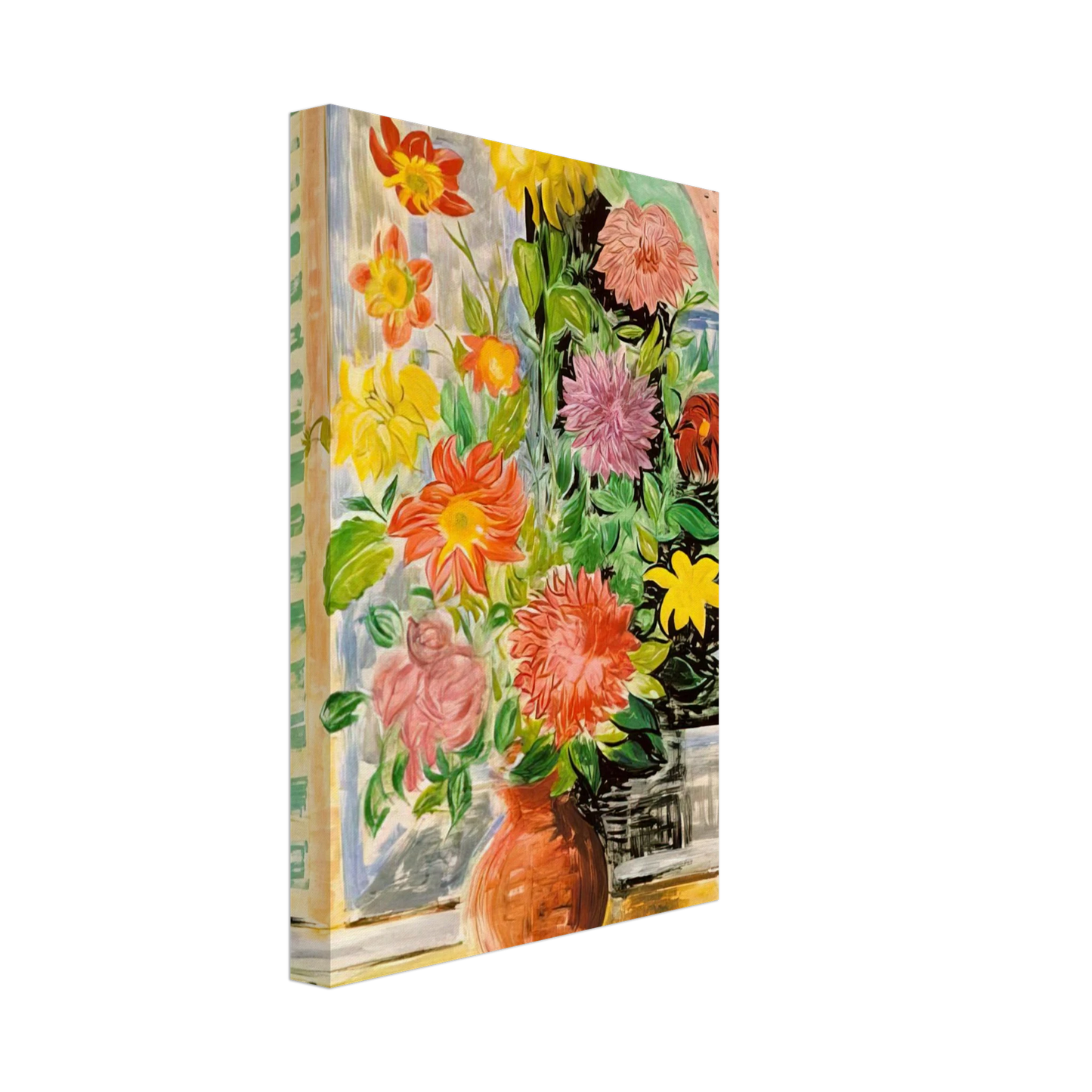 Moise Kisling - GRAND BOUQUET Canvas - 40x60 cm / 16x24 inches-canvas
