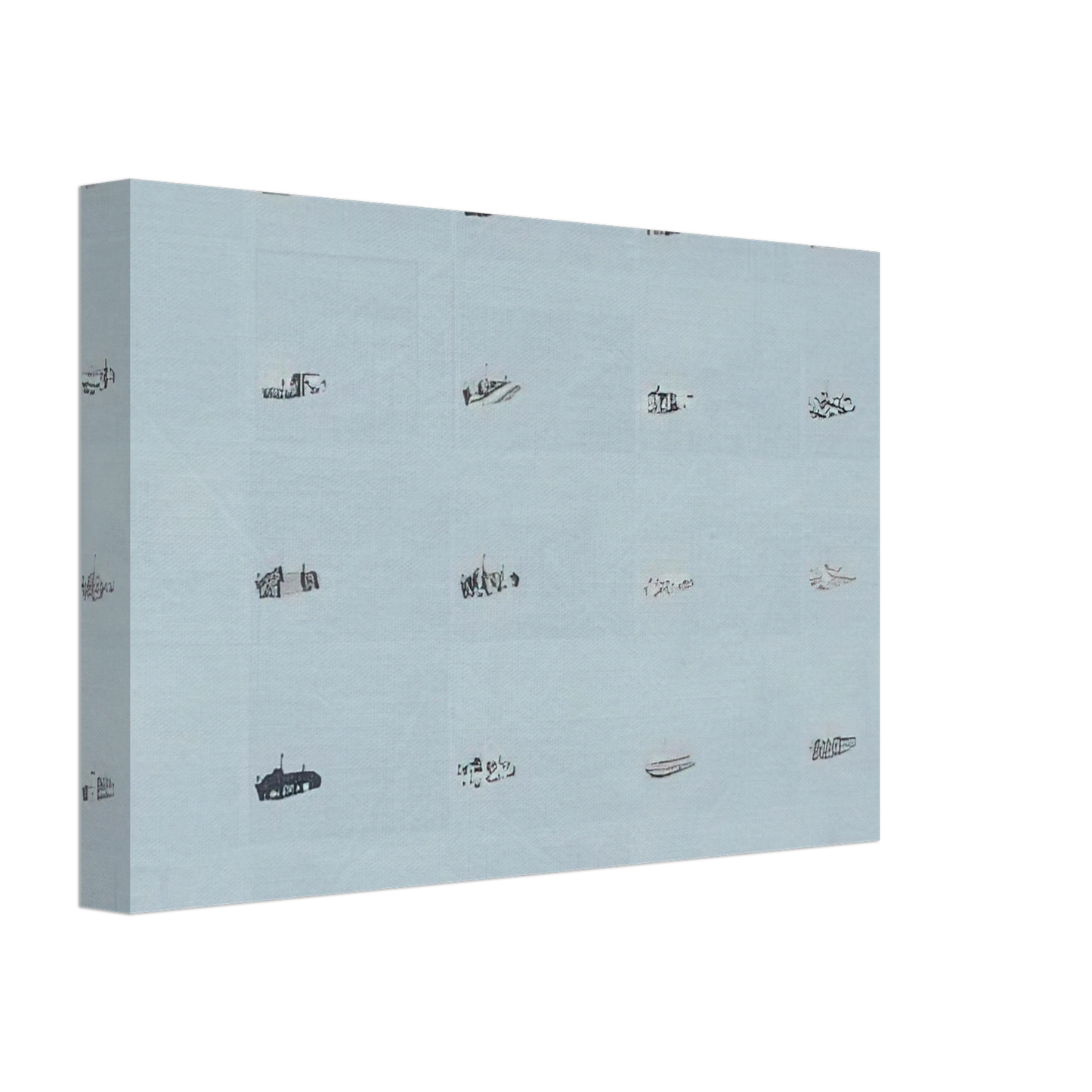 Dieter Roth - Dusseldorf - 1970 Canvas - 70x100 cm / 28x40 inches-canvas