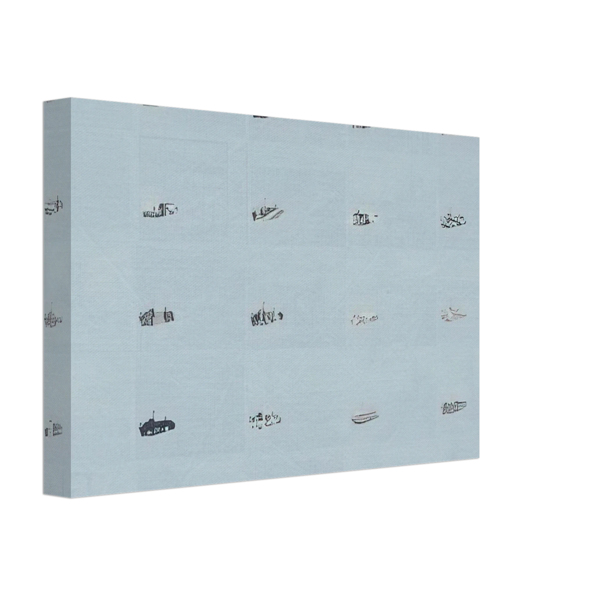 Dieter Roth - Dusseldorf - 1970 Canvas - 70x100 cm / 28x40 inches-canvas