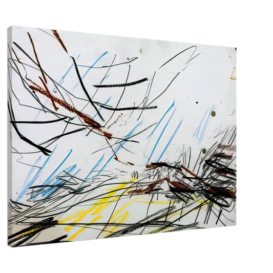 Frank Auerbach - WORKING DRAWING FOR PRIMROSE HILL 1 Canvas - 20x30 cm / 8x12 inches-canvas