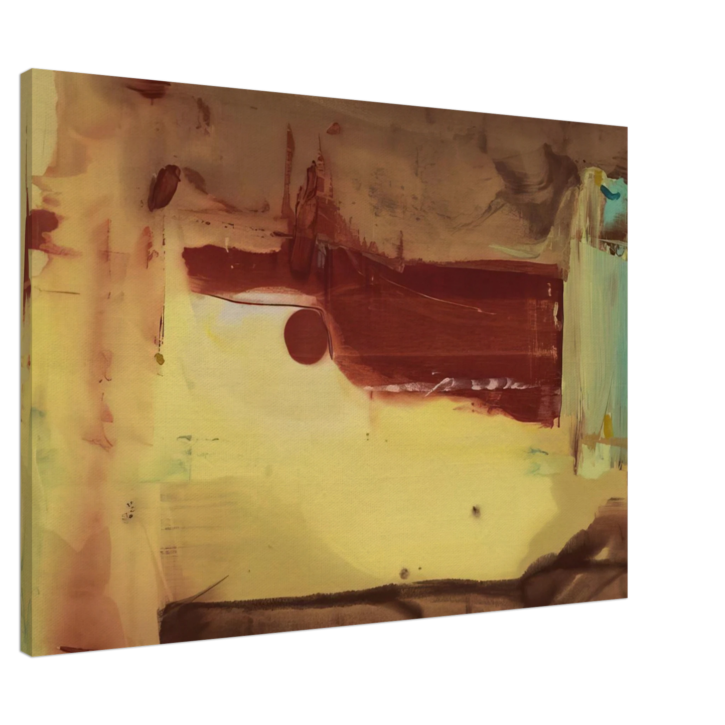 Helen Frankenthaler - Desert Pass - 1976 Canvas - 20x30 cm / 8x12 inches-canvas