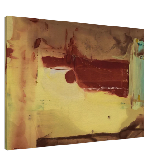 Helen Frankenthaler - Desert Pass - 1976 Canvas - 20x30 cm / 8x12 inches-canvas