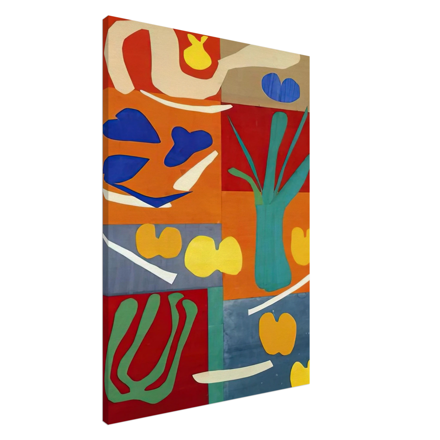 Henri Matisse - VEGETABLES 1952 Canvas - 20x30 cm / 8x12 inches-canvas