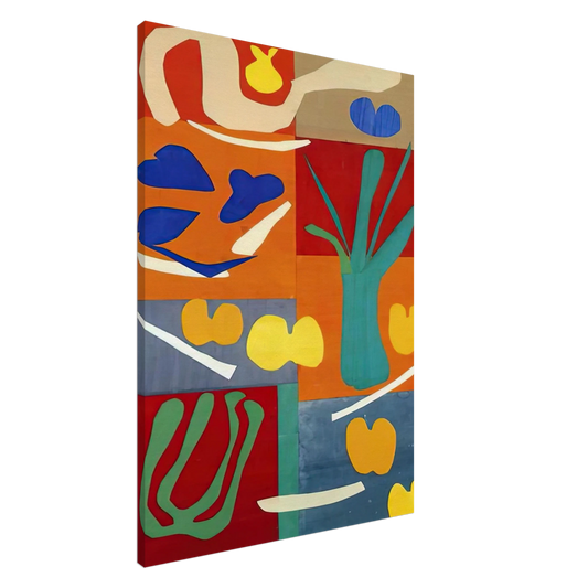 Henri Matisse - VEGETABLES 1952 Canvas - 20x30 cm / 8x12 inches-canvas