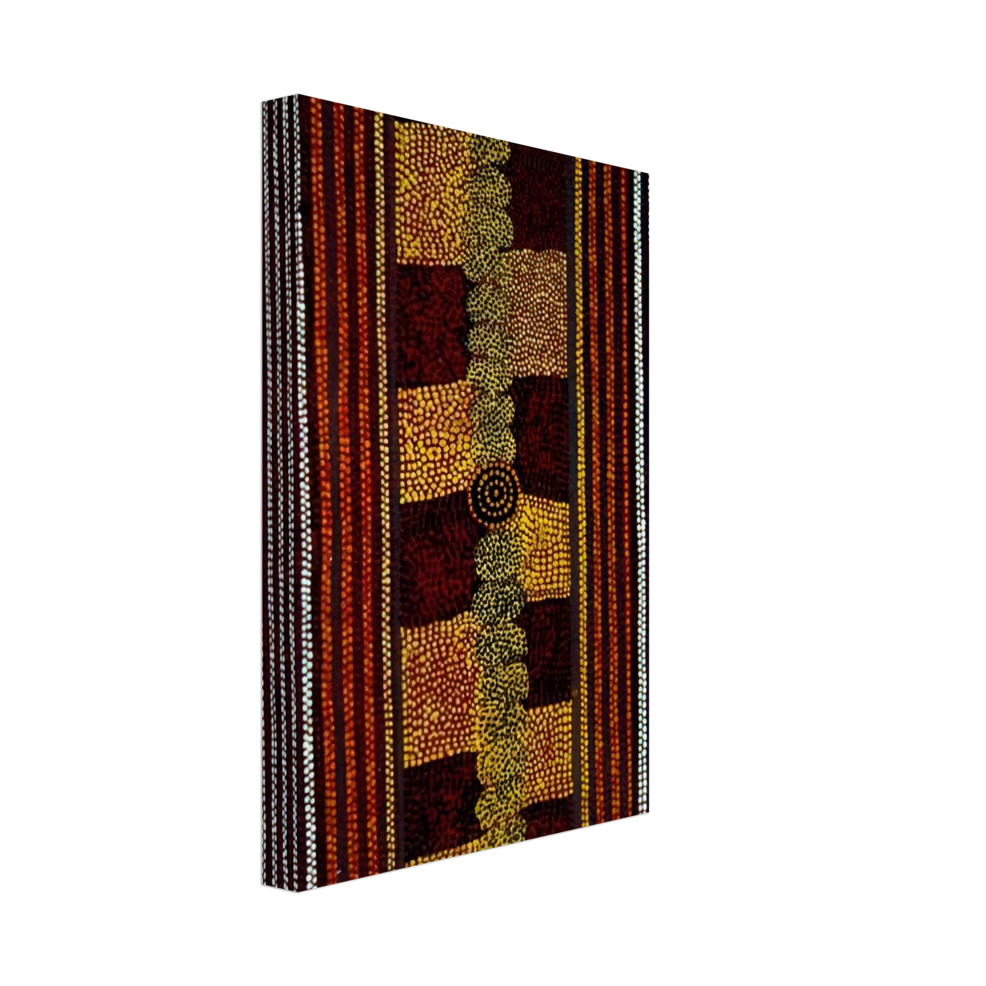 Clifford Possum Tjapaltjarri - Water Track Dreaming - 1981 Canvas - 70x100 cm / 28x40 inches-canvas