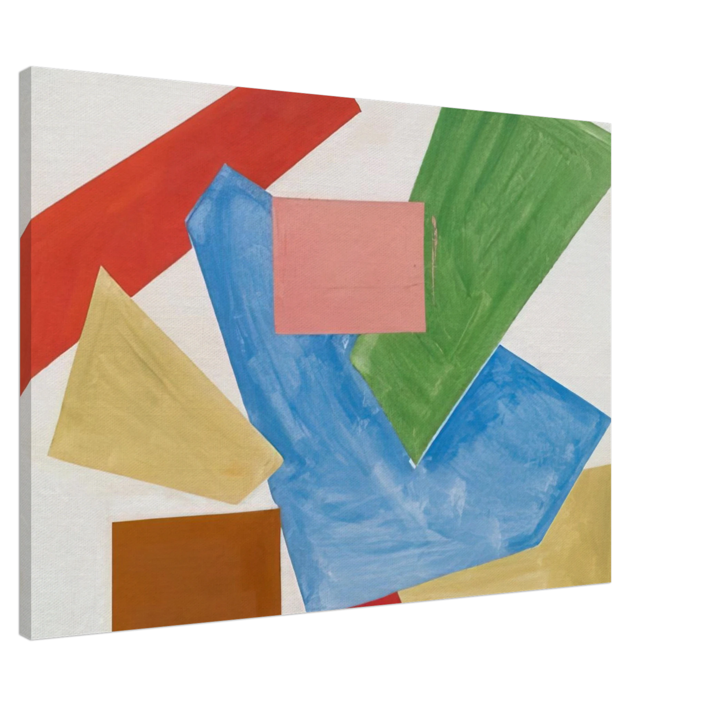 Hans Hofmann - Abstraction in White Canvas - 20x30 cm / 8x12 inches-canvas