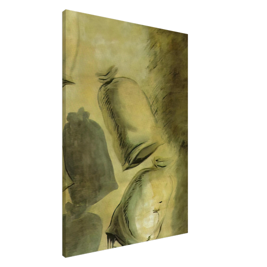 Salvador Dali - SET DESIGN FOR THE BALLET LOS SACOS DEL MOLINERO 1 Canvas - 20x30 cm / 8x12 inches-canvas