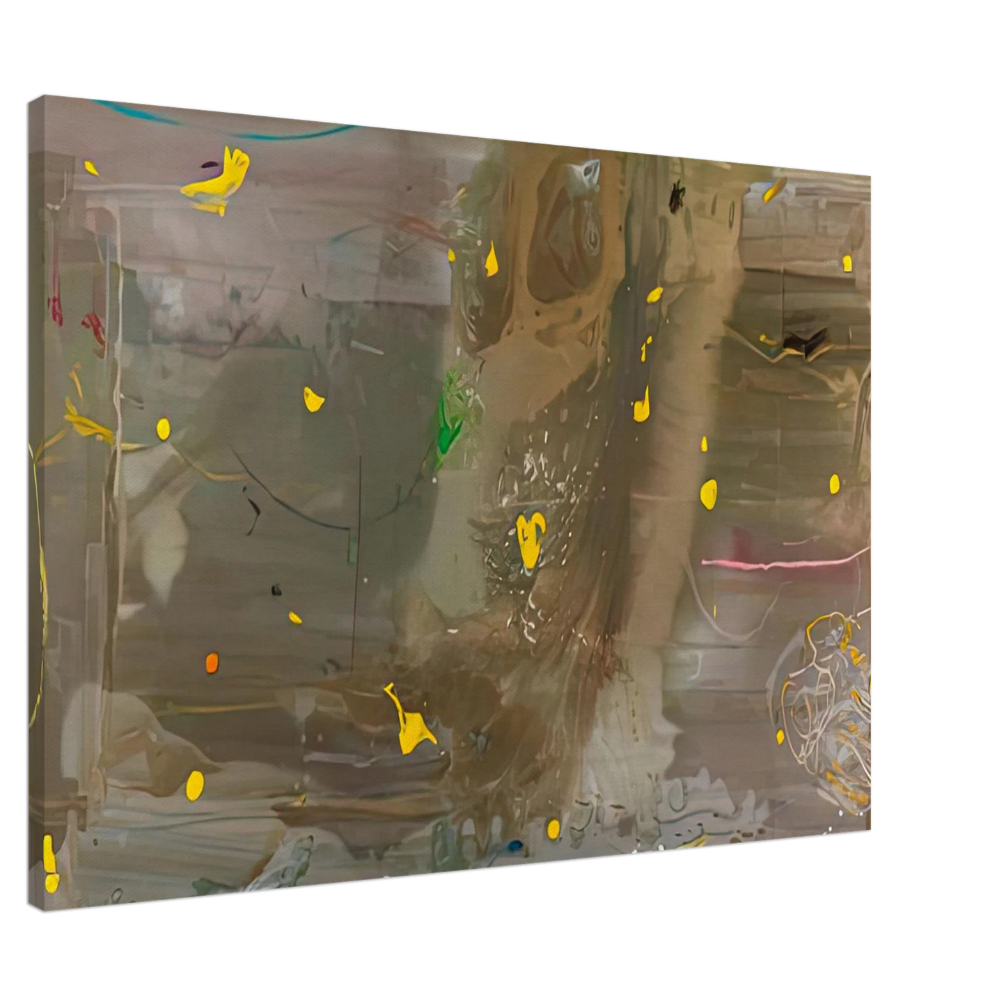 Helen Frankenthaler - Halleyâ€™s Comet, 1985- Canvas - 20x30 cm / 8x12 inches-canvas