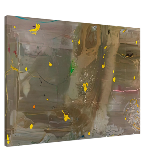 Helen Frankenthaler - Halleyâ€™s Comet, 1985- Canvas - 20x30 cm / 8x12 inches-canvas