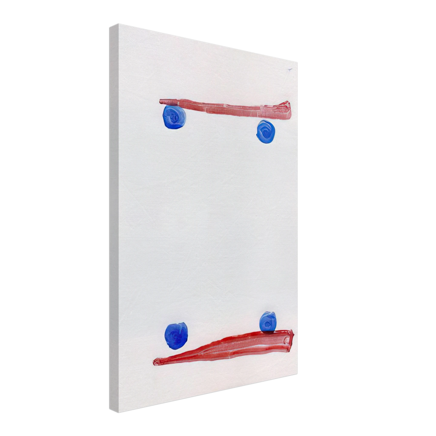 Raoul De Keyser - Opponents - 2007 Canvas - 70x100 cm / 28x40 inches-canvas