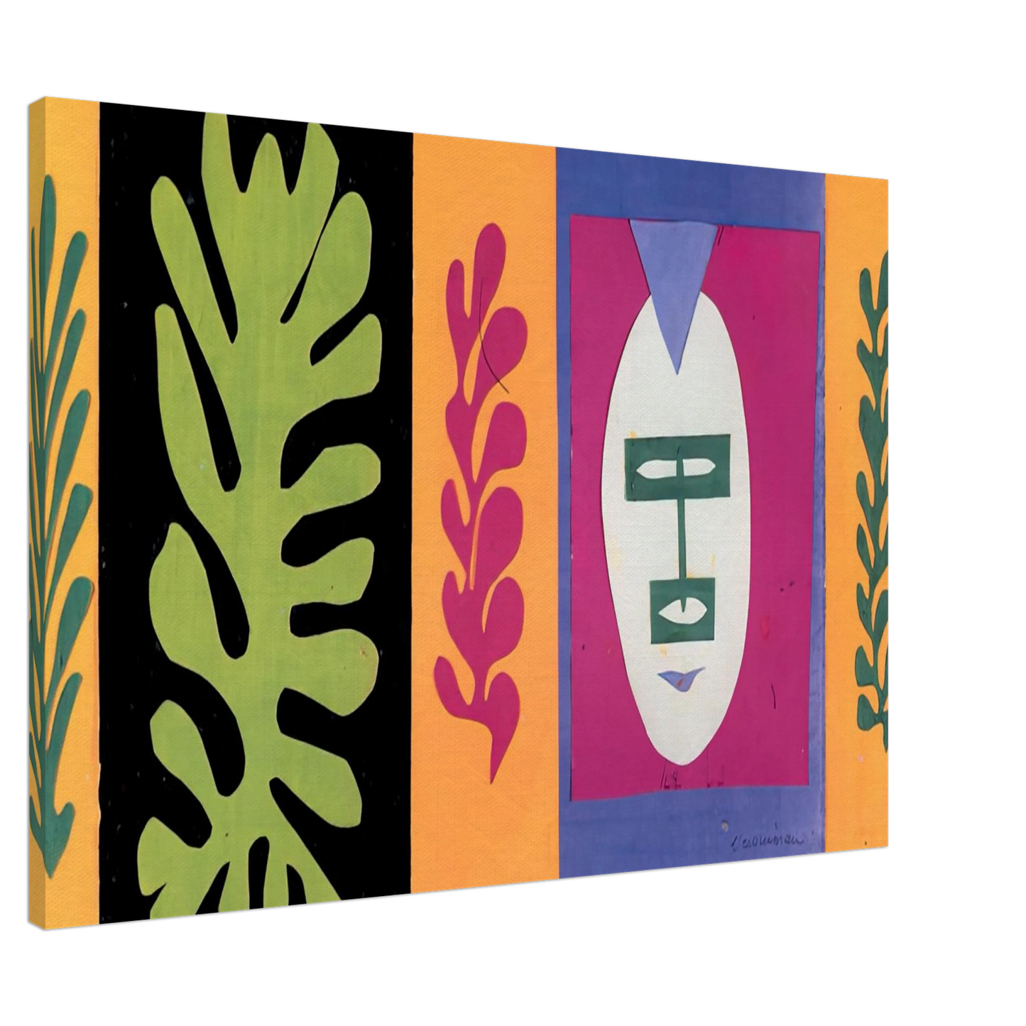 Henri Matisse - THE ESCHIMO 1947 Canvas - 20x30 cm / 8x12 inches-canvas