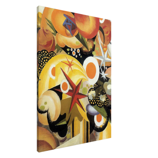 Julius Evola - Mazzo di fiori - 1918 Canvas - 20x30 cm / 8x12 inches-canvas