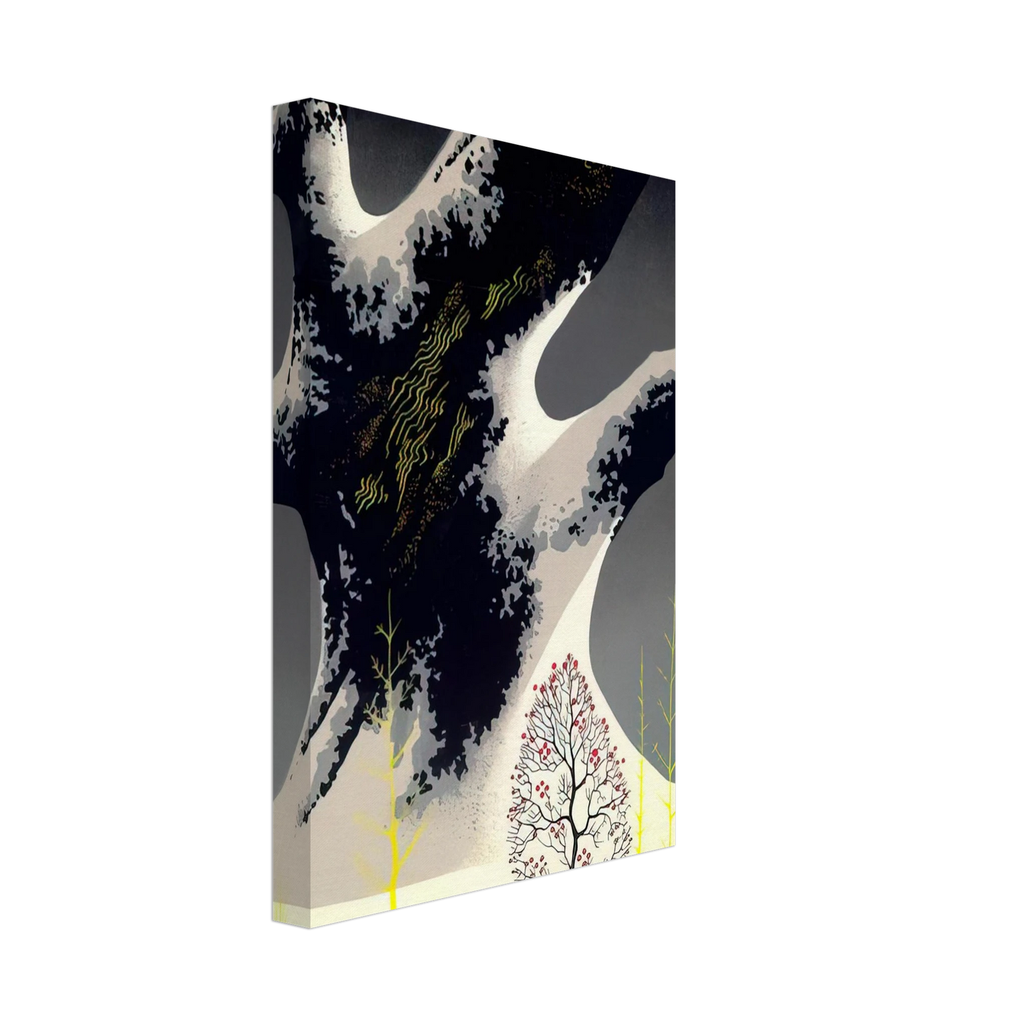 Eyvind Earle - Winter Oak Canvas - 70x100 cm / 28x40 inches-canvas