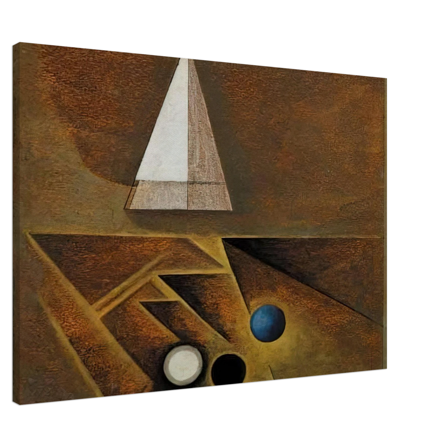 Lawren Harris - Sketch Painted in Santa Fe, New Mexico - 1944 Canvas - 20x30 cm / 8x12 inches-canvas